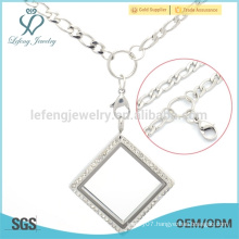 4.3mm 30" high quality women stainless steel necklace chain for floating locket chain jewelry